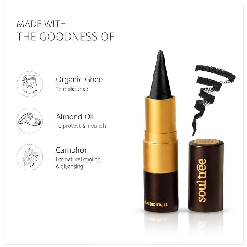 Soultree Ayurvedic Kajal, 3 g-3.webp